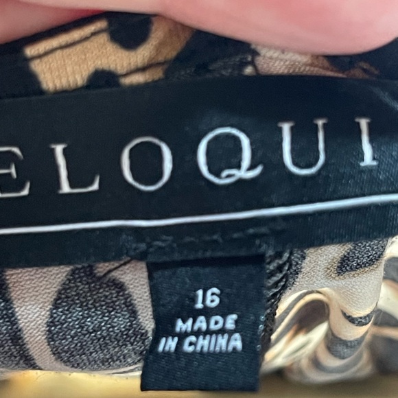 Eloquii Leopard Print Plus Size Maxi Dress - Picture 3 of 10